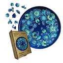 Деревянный пазл Петриковский Роспись Полярное Сияние Екатерины Каракуци, А2, Картонная коробка 300+ элементов