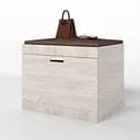 Тумба для обуви Эверест Соната ТО-600, 60х38х45 см дуб крафт белый (EVR-2723)