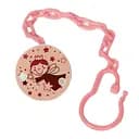 Цепочка для пустышки Lindo, розовый (Pk 222 рож)