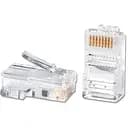 Конектор RJ45 UTP 100 шт. Cat.5e Clear Atcom (3796)