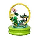 Конструктор 623004 Lotus pond moonlight, цветочная композиция со звуком, подсветкой и заводным механизмом