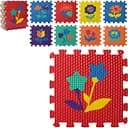 Коврик-пазл Bambi Мозаика Цветы 9 элементов MR 0359 