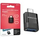 Перехідник Borofone BV18 Type-C/USB 3.0 з пластику з максимальним струмом до 3А