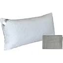 Подушка Руно Spanish style силіконова в комплекті з сатиновою наволочкою 40х80 см біла (307Spanish style_graphite)