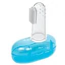 Зубна щітка-масажер для зубів Курносики, силіконова, блакитний (7077 гол)
