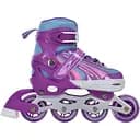 Ролики Profi A4146-M-V розсувні, шнурівка + бакля, діаметром 70 мм ПУ, розмір 35-38 фіолетові