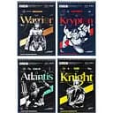 Набір зошитів для малювання Kite 30 аркушів спіраль гібр. лак + УФ лак 12 шт. (DC24-243)