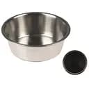 Миска для тварин TatraPet з нержавіючої сталі на гумці 330 мл 11 см