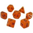 Набор кубиков Glow in the dark 7 Dice Set - Orange , 7 шт. (g7dglow04)