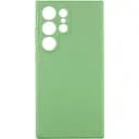 Чохол Lakshmi Silicone Cover Full Camera (AAA) для Samsung Galaxy S24 Ultra М'ятний / Mint