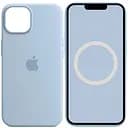 Чохол Epik Silicone case AAA with Magsafe and Animation для Apple iPhone 14, 6.1 Блакитний/Sky