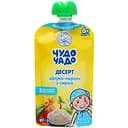Десерт Чудо-чадо Яблучно-персиковий з сиром без цукру 90 г