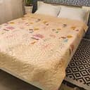 Стьобане покривало-підковдра LightHouse 4 сезони Genc бязь голд 160х220 см персикове (3494_1.5LH_п)