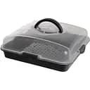 Тортівниця Violet House 0036 Каризма Antrasit квадратна 13х38х38 см (0036 Каризма Antrasit квадратная с/к)