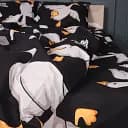 Комплект постельного белья MirSon Бязь 17-0692 Welcome Back 160x220 см черный (2200010454918)