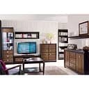 Модульна стінка для вітальні ВМК (БРВ) Лорен N77826 Венге магія/Монтеверде (BRW-1592)