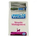 Сухий лікувальний корм для котів Farmina Vet Life Management Struvite, лікування та профілактики рецидивів струвітних уролітів, 400 г