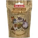 Минеральный блок Dajana Country mix фрукты и витамины для мелких грызунов и кроликов 55 г (DP461)