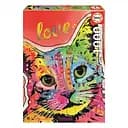 Пазл Educa Tilt Cat Love Дин Руссо, 1000 элементов (19257)