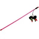 Игрушка для кошек Fox Удочка-мышка с перьями (B010)