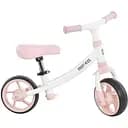 Біговел MBB 1040 Pink, біло-рожевий, сталева рама, EVA-колеса 10, для дітей 2-5 років