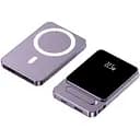 Внешний аккумулятор магнитный A77 MagSafe 22.5W 5000 mAh power bank фиолетовый