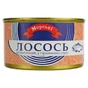 Лосось атлантический натуральный Морські в горчичном соусе 230 г