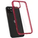 Протиударний прозорий чохол Spigen Ultra Hybrid  для iPhone 15 Red Crystal ACS06794