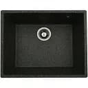 Гранітна мийка для кухні Platinum 5444 Oasis матова графітова