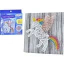 Набір для творчості Limo Toy Єдиноріг малюнок ниткою за технікою Strsng-Art M5873UA 