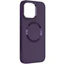 Чохол Epik TPU Bonbon Metal Style with MagSafe для Apple iPhone 14, 6.1 Фіолетовий/Dark Purple