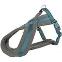 Шлея Trixie Premium для собак туристический M–L 50-90х2.5 см сине-зеленая