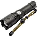 Ручной фонарь RB-237 аккумуляторный противоударный с зумом Zoom P120 18650 Type-C