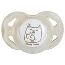 Пустышка силиконовая ортодонтическая Baby Team (3011_бежевий)