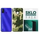 Захисна плівка SKLO Back (тил) Camo для TECNO Camon 19 Зелений / Army Green