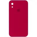 Чехол Epik Silicone Case Square Full Camera Protective AA для Apple iPhone XR 6.1 Красный/Rose Red