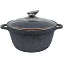 Кастрюля Krauzer Granite Line с крышкой 16 см 1.7 л (77050)