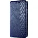 Кожаный чехол-книжка GETMAN Cubic (PU) для Xiaomi Redmi Note 9s / Note 9 Pro / Note 9 Pro Max Синий