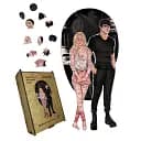 Деревянный фигурный пазл Деймон и Винтер, А4, Картонная коробка 100 элементов