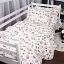 Комплект постельного белья MirSon Фланель 014 Lion белый 110х140 см (2200009655043)