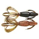 Силікон Keitech Crazy Flapper 2" #438 Green Pumpkin Fire (8 шт/уп)