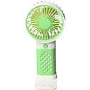 Детский портативный USB-вентилятор с подставкой под телефон зелёный (Х31)