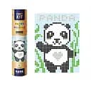 Картина по номерам стикерами в тубусе "Панда", 1200 стикеров 1852 33х48 см