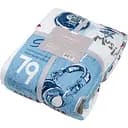 Покривало стьобане Home Line Мікрофібра Рок-н-Рол 210x220 см синє (175485)