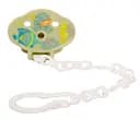 Цепочка для пустышки Lindo с клипсой, зеленый (PK 017 зел)