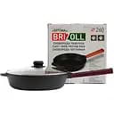 Сковорода Brizoll Optima-Bordo с чугунной крышкой 26х6 см (O2660-P2-C)