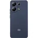 Чехол Silicone Cover Lakshmi Full Camera (AA) with logo для Xiaomi Redmi Note 13 5G Синий / Midnight blue