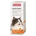 Витамины Beaphar Laveta Super от линьки для здоровой кожи и блестящей шерсти кошек, 50 мл