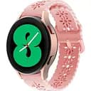 Браслет Flower для Samsung Galaxy Watch 6 Classic 43mm 6 Classic 47mm - розовый ширина крепления 20мм силикон Watchbands (W14-2WB89631708)