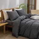 Комплект постільної білизни Domikus 145х210 см графітовий (4829900028299)